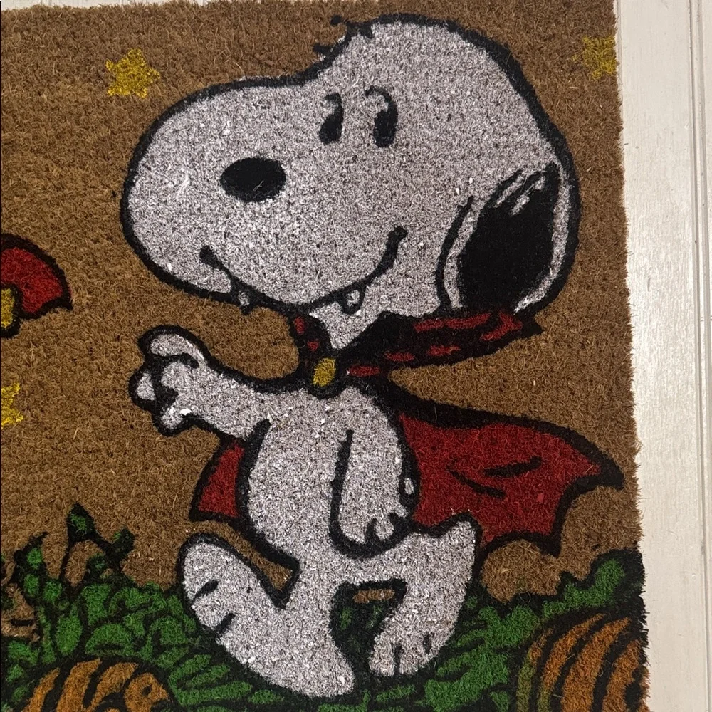 Peanuts: Halloween themed floor mat